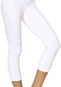 No Nonsense Women's Classic Denim Capri Leggings with Pockets