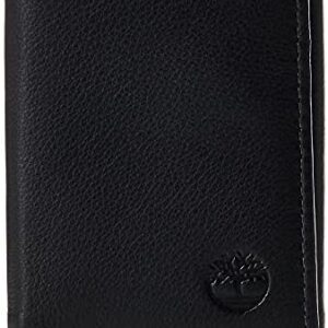 Timberland Men's Leather Trifold Wallet with ID Window
