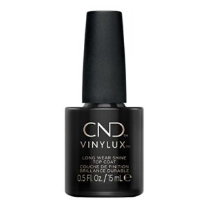 Top Coat Longwear Nail Polish by CND, Gel-like Shine & Chip Resistant, High Gloss, 0.5 Fl Oz (Packaging May Vary).