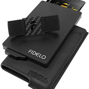 Fidelo Minimalist Wallets Card Wallet - Hybrid RFID Wallets for Men Slim Wallet