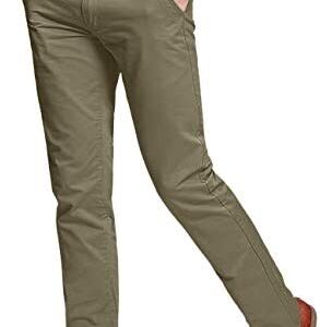 Match Men's Slim Tapered Stretchy Casual Pants