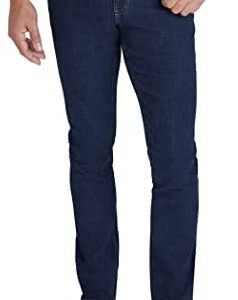 IZOD Jeans for Men Straight Fit Denim Pants | Performance Stretch Straight Leg Men's Jeans with Sport Flex Max Waistband