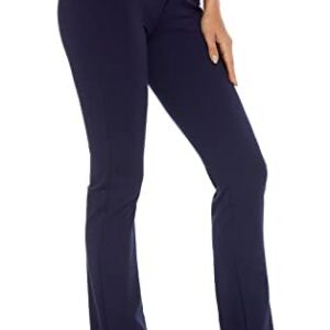 iChosy Women's Ease into Comfort Barely Bootcut Stretch Dress Pants