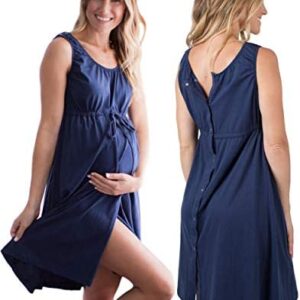 3 in 1 Labor / Delivery / Nursing Hospital Gown Baby Be Mine Maternity,, Hospital Bag Must Have