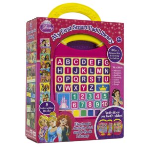 Disney Princess Cinderlla, Rapunzel, Belle, and more! - My First Smart Pad Library Electronic Activity Pad and 8-Book Library - PI KIds