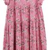 Minibee Women's Bohemian Maxi Dress Summer Short Sleeve Boho Floral Long Beach Swing Dresses with Pockets