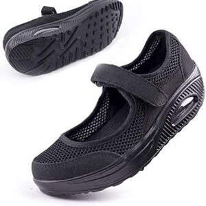 Women's Comfortable Working Nurse Shoes Non-Slip Adjustable Breathable Walking Buffer Fitness Casual Nursing Orthotic Lightweight Shoes Arthritis, Diabetes Heel Pain