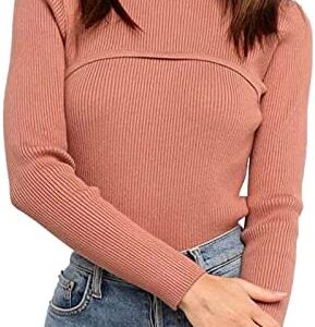 PRETTYGARDEN Women’s Turtleneck Knit Sweater Long Sleeve Soft Classic Fit Pullover Tops