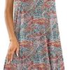 DUSDIMON Women's 2022 Summer Short Sleeve Casual Dresses Simple Tshirt Dress