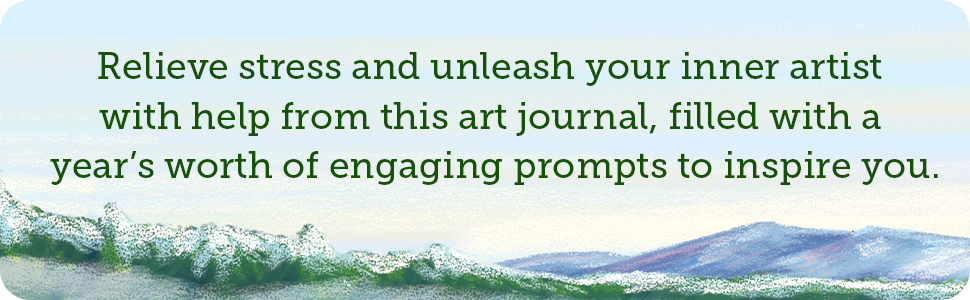 Relieve stress and unleash your inner artist with help from this art journal