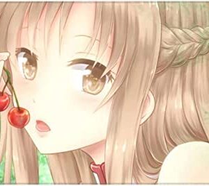 Sword Art Online Asuna Mouse Pad Gaming Office Supplies Mouse Pad Non-Slip Computer,35.4 * 15.7in (80cm*30cm)