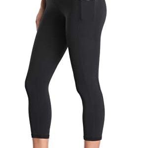 Colorfulkoala Women's High Waisted Capri Leggings with Pockets 21" Inseam Workout Yoga Pants