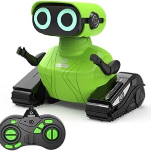 GILOBABY Remote Control Robot Toys, 2.4GHz RC Robots for Kids with Flexible Head & Arms, Dance Moves, Music and LED Eyes, Birthday Gifts for Children Boys Girls Age 4-7