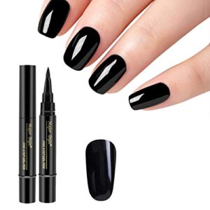 3-in-1 Step Nail Polish Gel Pen,New 18 Color Nail Gel Art Painting Kit Varnish Pen Soak Off UV LED Nail Varnish No Base Top Coat (# 3)