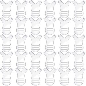 30 Pieces Y Lash Lift Tool Y Shape Eyelash Brush Comb Lash Perm Lift Brush Silicone Grafting Eyelash Lift Brush for Eyelash Extension Makeup Tool (Clear Color)