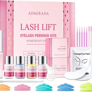 Admirada Lash Lift Kit, Eyelash Perm Kit, Professional Eyelash Lift kit with Lash Extensions, Long-Lash Curling, Semi-Permanent Curling Perming Wave