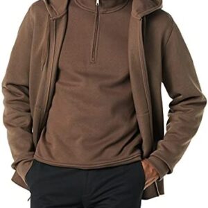 Amazon Essentials Men's Full-Zip Hooded Fleece Sweatshirt