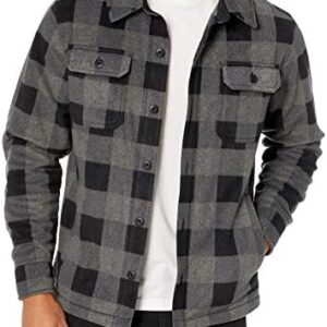 Amazon Essentials Men's Long-Sleeve Polar Fleece Shirt Jacket