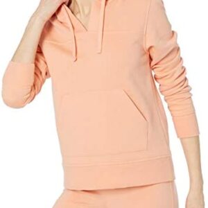 Amazon Essentials Women's Classic-Fit Long-Sleeve Open V-Neck Hooded Sweatshirt