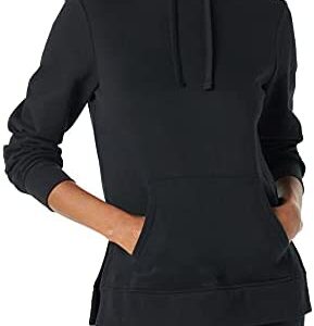 Amazon Essentials Women's Fleece Hooded Tunic Sweatshirt