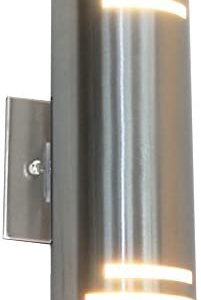Artcraft Lighting Nuevo Outdoor Wall Mount, Stainless Steel