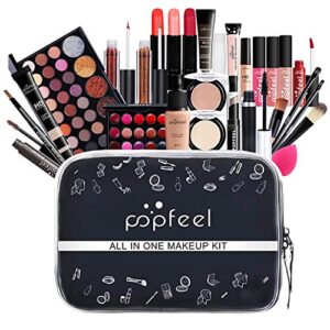BELLESKY All In One Makeup Kit 27 Piece Multi-Purpose Makeup Gift Set Full Makeup Essential Starter Kit for Beginners or Pros