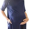Baby Be Mine Delivery/Labor/Nursing Nightgown Women's Maternity Hospital Gown/Sleepwear for Breastfeeding