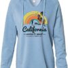 California Classic Sunrise Surfing Women's Soft Hooded Pullover