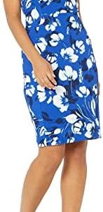 Calvin Klein Women's Sleeveless Princess Seamed Sheath Dress