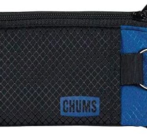 Chums Surfshorts Wallet - Lightweight Zippered Minimalist Wallet with Clear ID Window - Water Resistant with Key Ring