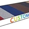 Custom Size Bench Cushion Outdoor/Indoor Bay Window Seat Cushion Thick Upholstery Foam Long Chair Cushion Sofa Pads Patio Furniture Cushion (Dark Gray, Custom Size)