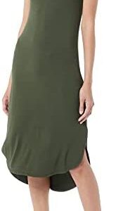 Daily Ritual Women's Jersey Standard-Fit Sleeveless V-Neck Midi Dress
