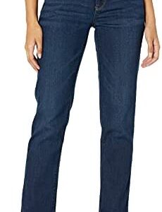 Democracy Women's Petite Ab Solution Straight Leg Jean