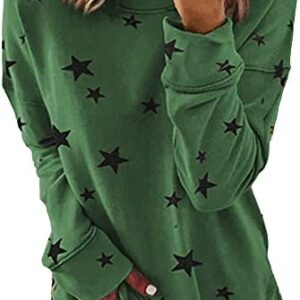 FARYSAYS Women's 2022 Casual Crewneck Sweatshirt Long Sleeve Loose Side Split Pullover Tops
