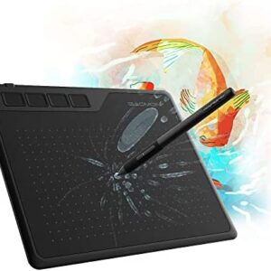 GAOMON S620 6.5 x 4 Inches Graphics Tablet with 8192 Passive Pen 4 Express Keys for Digital Drawing & OSU & Online Teaching-for Mac Windows Android OS