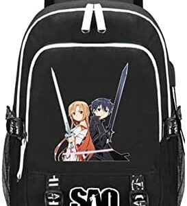 GO2COSY Anime Sword Art Online Backpack Student Bag Daypack Shoulder Bag Bookbag School Bag N19