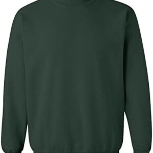 Gildan Heavy Blend Adult Crew Neck SweatShirt Forest Green L