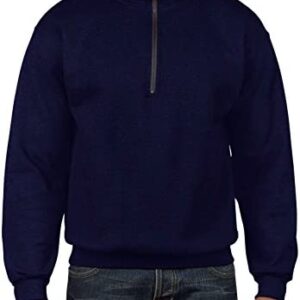 Gildan mens Fleece Quarter-zip Cadet Collar Sweatshirt, Style G18800