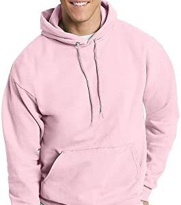 Hanes Men's Fleece Full Cut Athletic Hooded Pullover