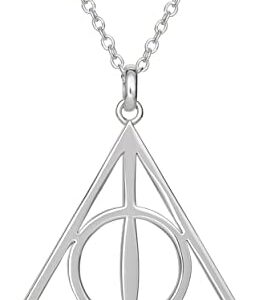 Harry Potter Jewelry, Silver Plated Pendants, Deathly Hallows, Lightning Bolt, Glasses, Nagini Snake Necklace Designs, 18"