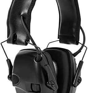 Howard Leight by Honeywell Impact Sport Sound Amplification Electronic Shooting Earmuff, Black