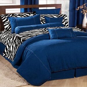 Karin Maki Unisex Denim King Size Duvet Cover Denim One Size