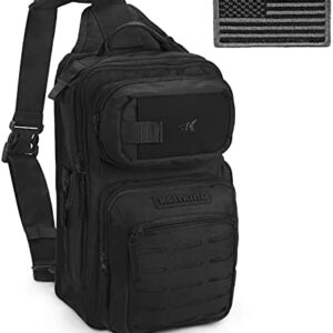 KastKing BlowBak Tactical Fishing Sling Tackle Storage Bag – Lightweight Sling Fishing Backpack - Sling Tool Bag for Fishing Hiking Hunting Camping