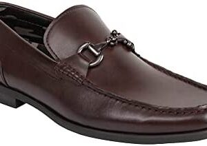 Kenneth Cole REACTION Men's Moc Toe Estate 2.0 Bit Loafer Work, Dress, Fashion Shoe