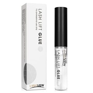 LASHVIEW Lash Lift Glue, Eyelash Perm Glue ,Lash Lift Adhesive,Eyelash Lift Glue,Lash Perm Glue,No Irritation and Odorless,5ML.