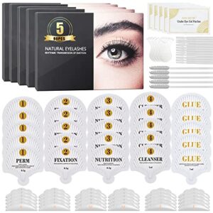 Lash Lift Kit, Eyelash Perm Kit, Collagen Brow Lamination Kit, Eyebrow Lamination Kit, 2 IN 1 Eyelash & Brow, 2022 Upgrated Semi-Permanent Curling Kit, Professional Lasts For 6-8 Weeks for Home & Professional Use