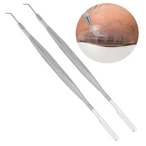 Lash Lift Tool Stainless Steel Lash Pick For Lash Lift Isolator Tool Eye Lash Lift Tools Kit Metal Lash Comb For Eyelash Accessories With Eyelashes Lifting Tools For Paint Eyelashes Lash Separation