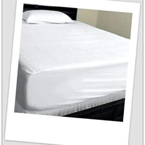 Luxury Soft White Plain King Fitted Sheet 21 inch deep Pocket, in 100% Egyptian Cotton, 600 -Thread-Count