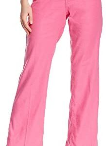 NYDJ Wylie Cactus Flower Linen Trousers
