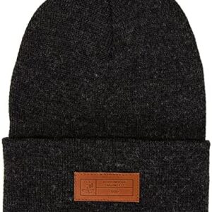 Northern Knitwear Beanie, Warm Merino Wool – Sustainable, Super Soft, Unisex Cuffed Winter Cap Made in USA, Merino Wool Blend